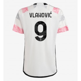 Juventus Dusan Vlahovic #9 Borta Kläder 2023-24 Kortärmad